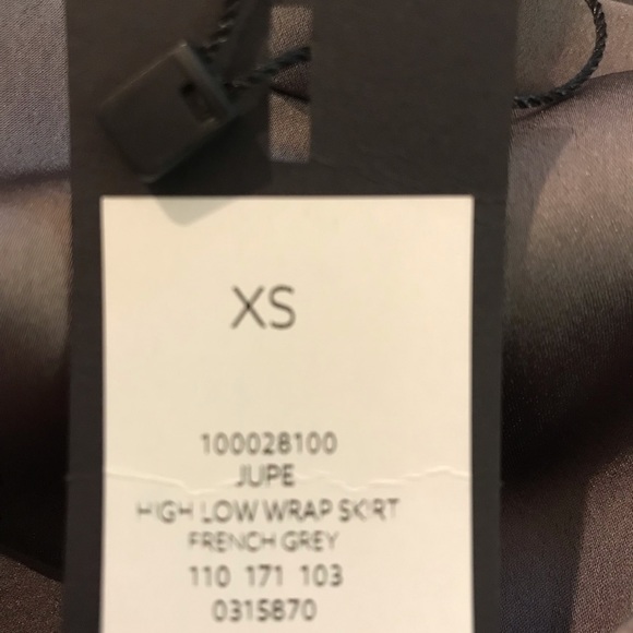 Dynamite high low wrap skirt with button detail - Picture 3 of 5